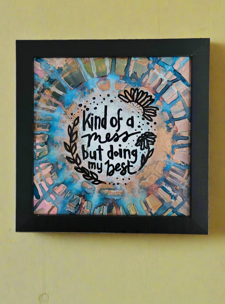 Hand Painted Ceramic Tile Art