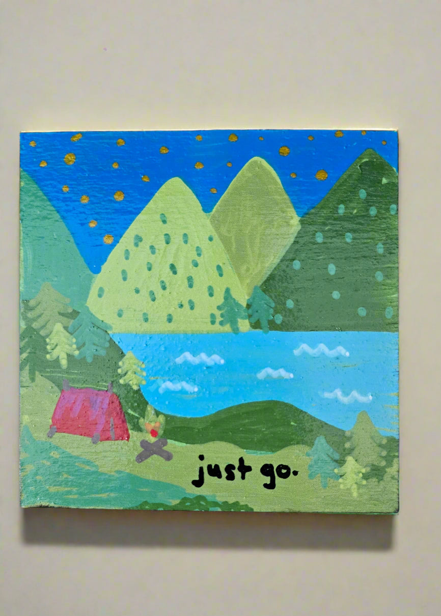 Hand-Painted Wooden Clip Magnets