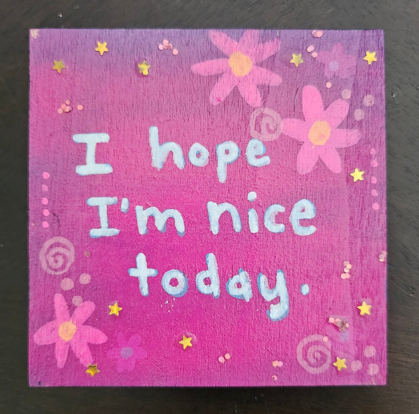 Hand-Painted Wooden Clip Magnets