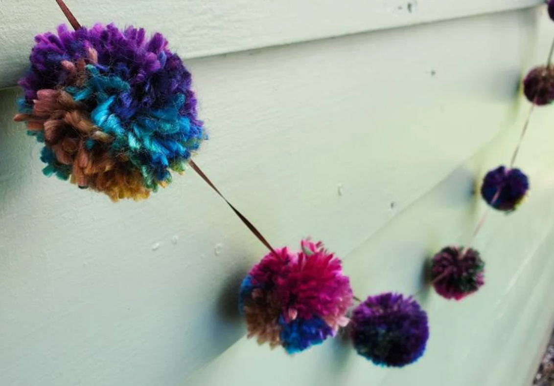Handmade Pom Pom Strings