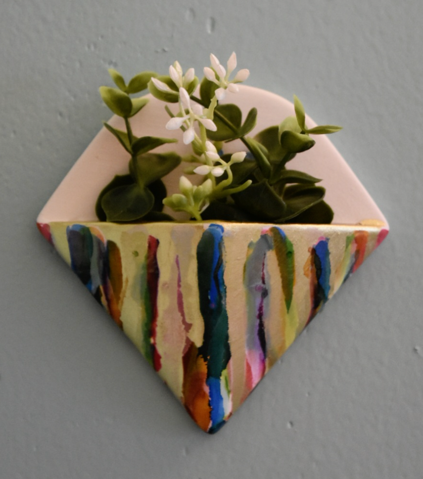 Mini Faux Succulent Wall Planter