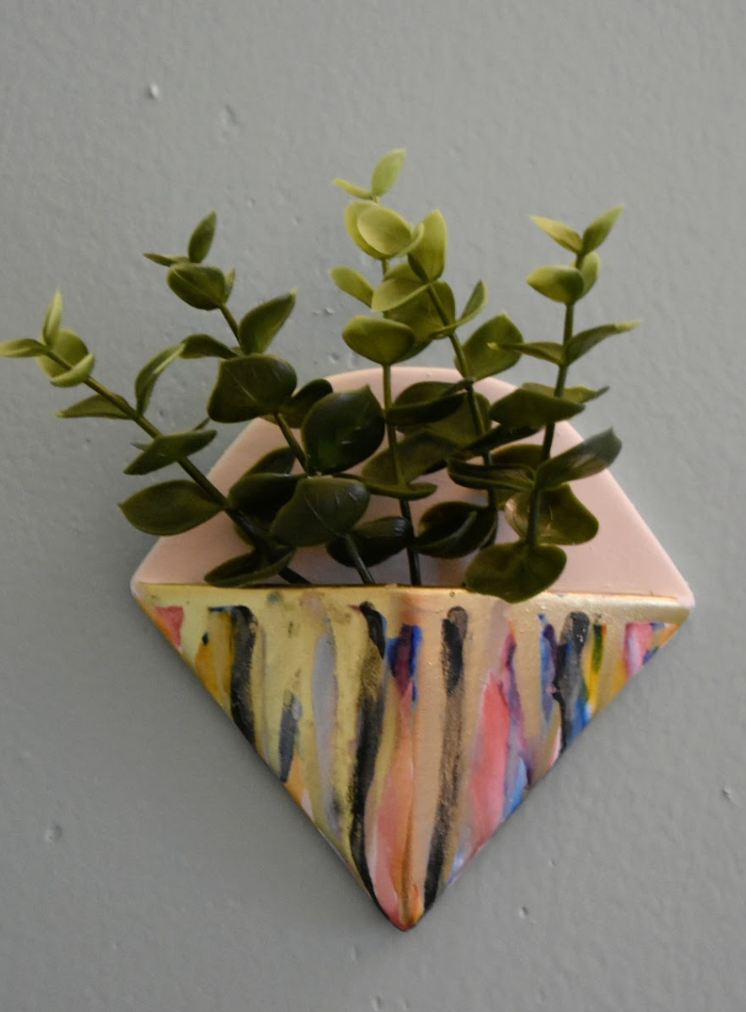 Mini Faux Succulent Wall Planter