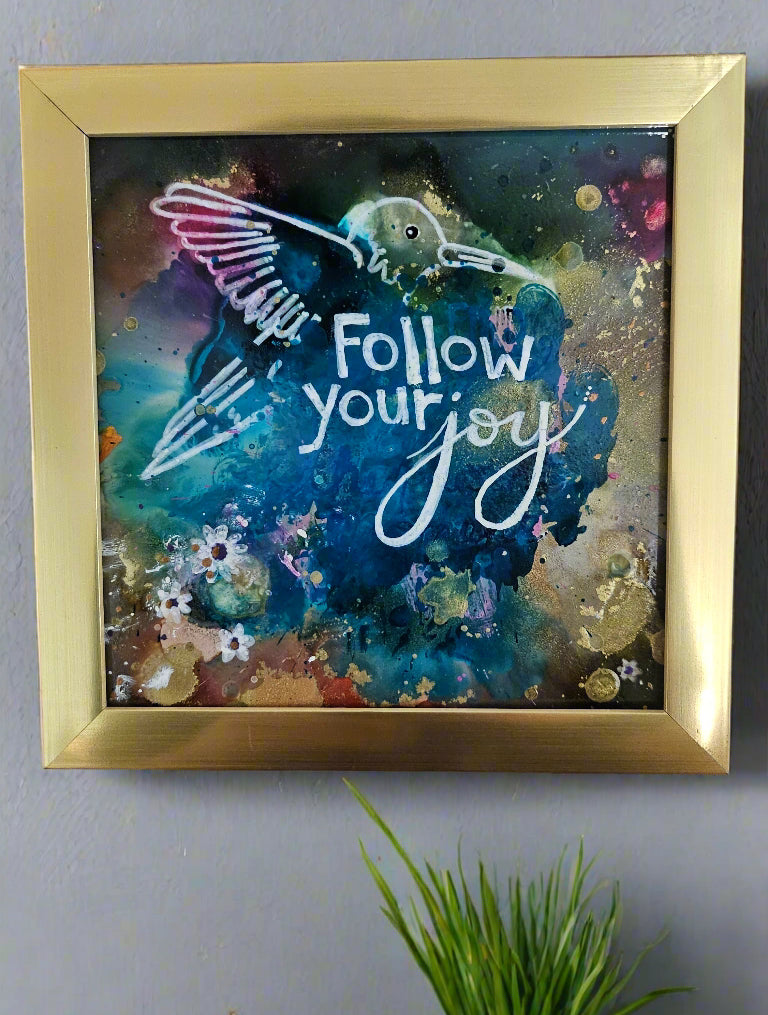 Hand Painted Ceramic Tile Art