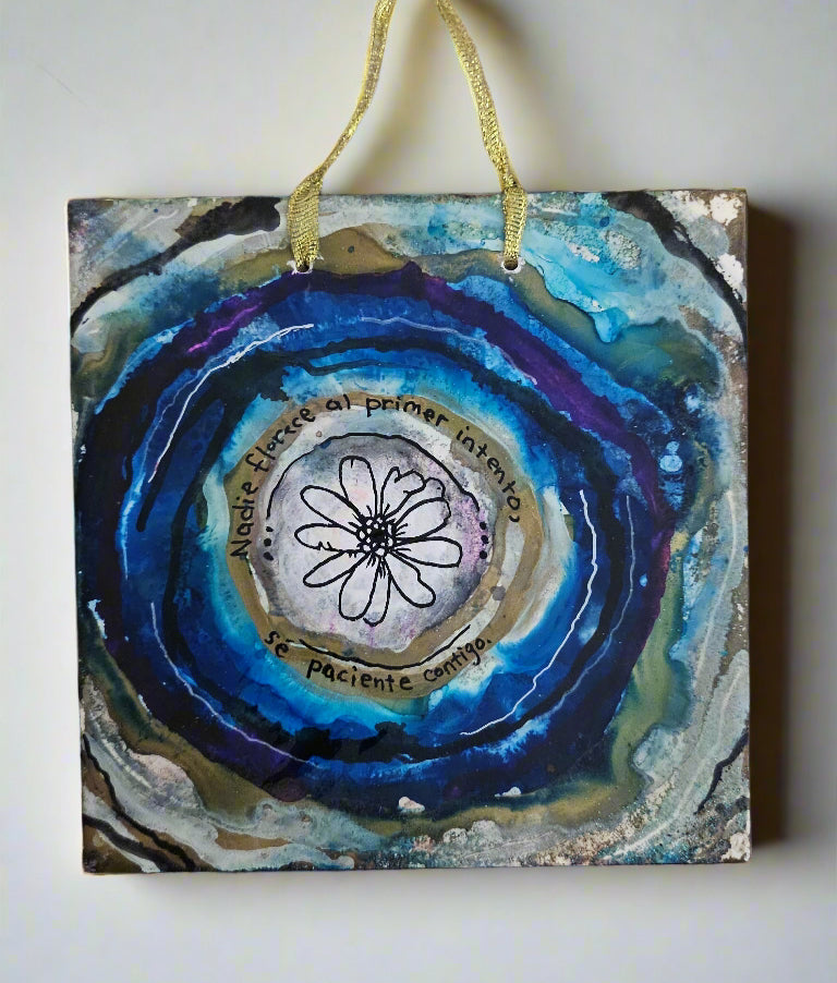 Hand Painted Ceramic Tile Art