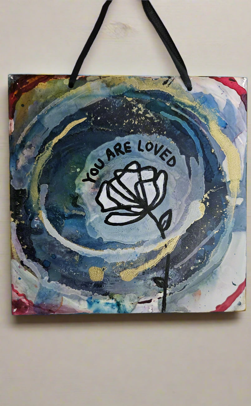 Hand Painted Ceramic Tile Art