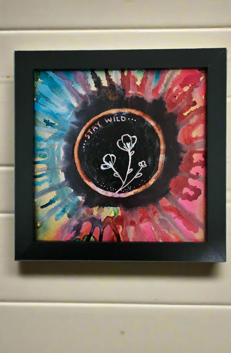 Hand Painted Ceramic Tile Art