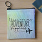 Ice-Dyed Canvas Pouch