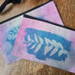 Ice-Dyed Canvas Pouch