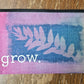 Ice-Dyed Canvas Pouch