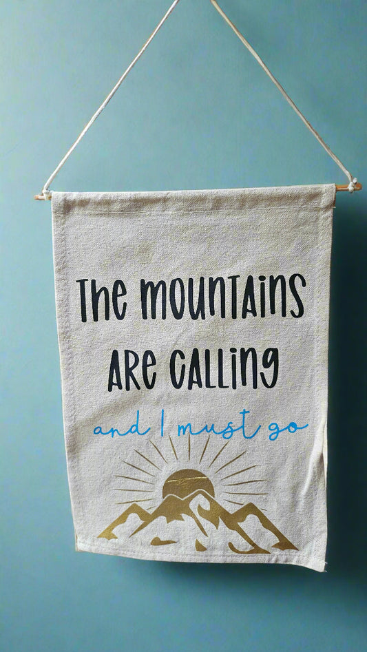 Hanging Canvas Signs